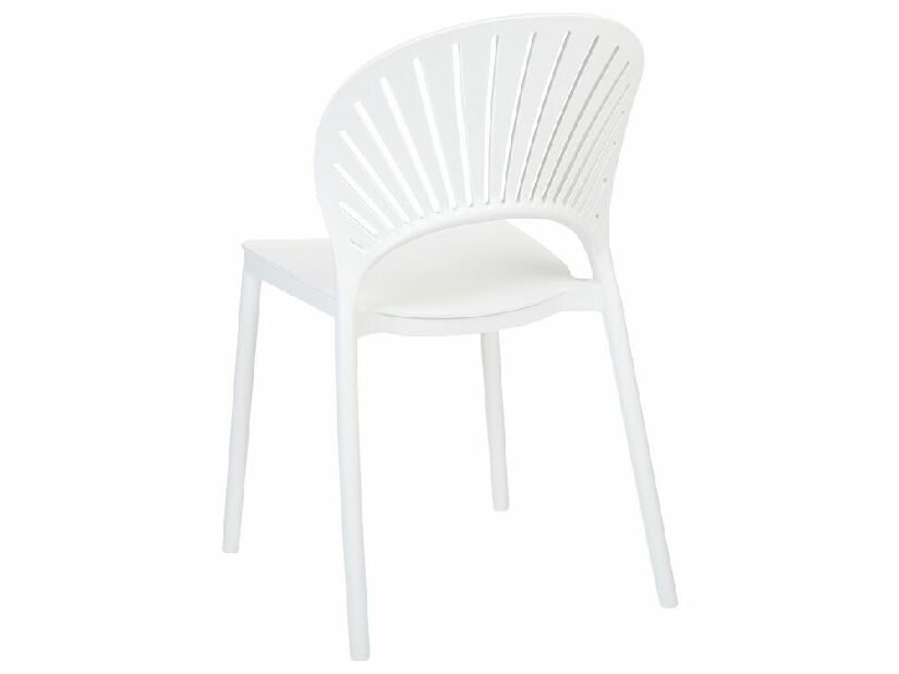 Set 4 buc scaune de sufragerie Ostza (alb)