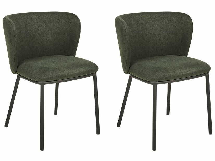 Set 2 buc scaune de sufragerie Minik (verde)