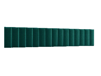 Set 15 panouri tapițate Quadra 300x60 cm (Verde)