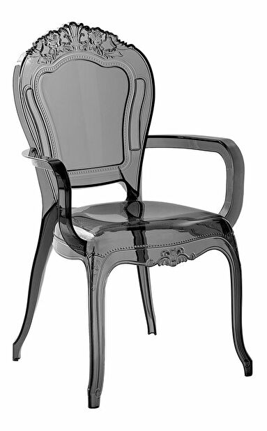 Set 2 buc. scaune de sufragerie VITTON II (negru)