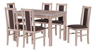 Set masă scaune pentru sufragerie Kyman (pentru 4 până la 6 persoane)