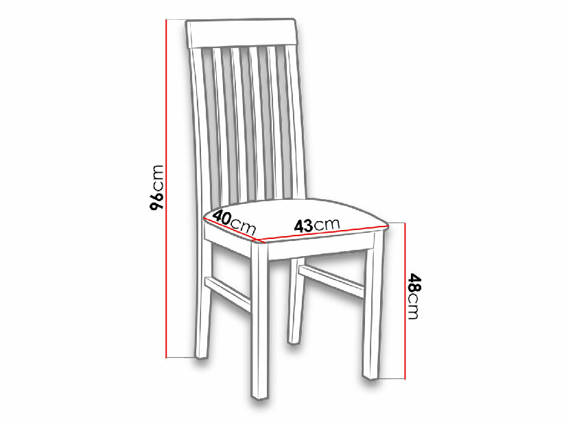 Set 2 scaune de sufragerie Zefir X (stejar sonoma + bej) *vânzare