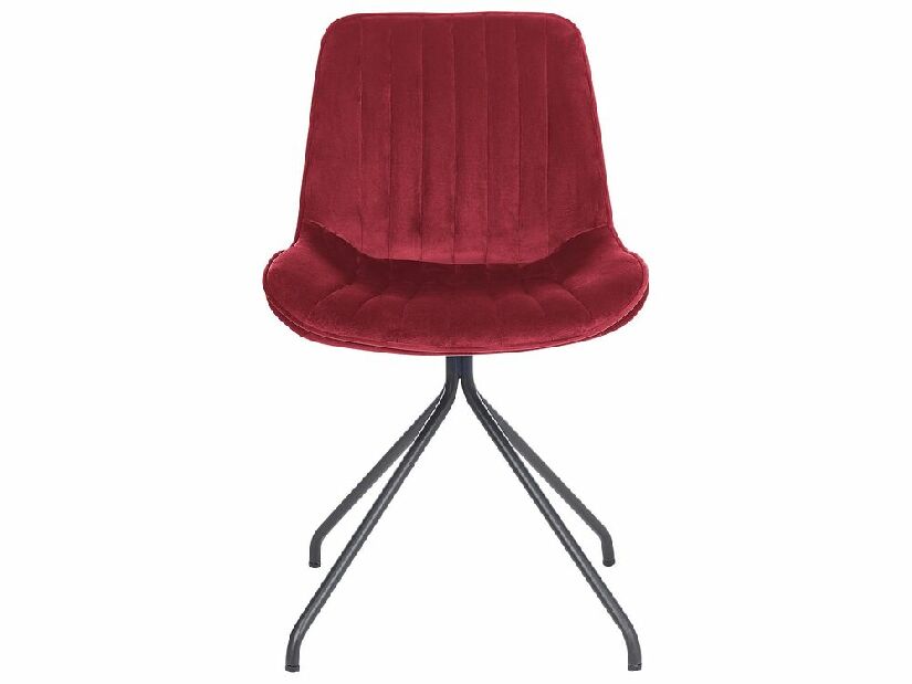 Set 2 buc scaune de sufragerie Navza (roșu)