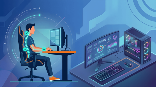 Ergonomia la masa de gaming: cum să previi durerile de spate și de încheieturi