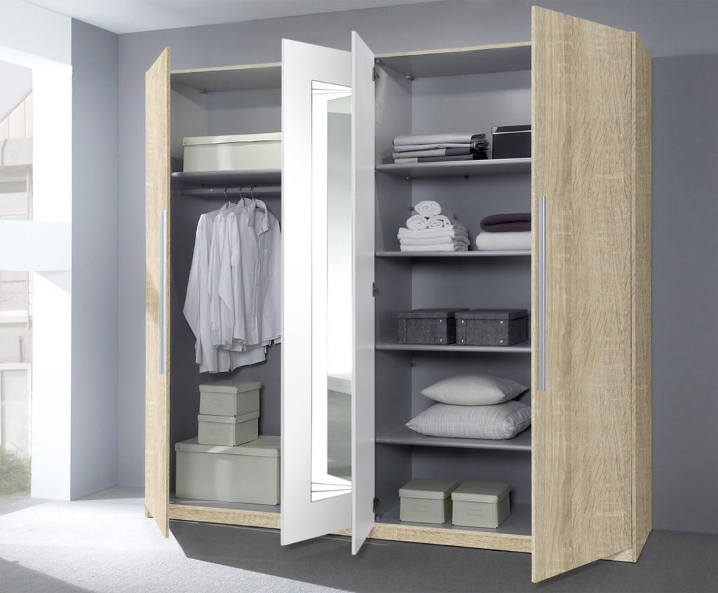 Dulap de haine cm Verwood Typ 20 care oferă suficient spațiu de depozitare. Piesa potrivită pentru un dormitor perfect.