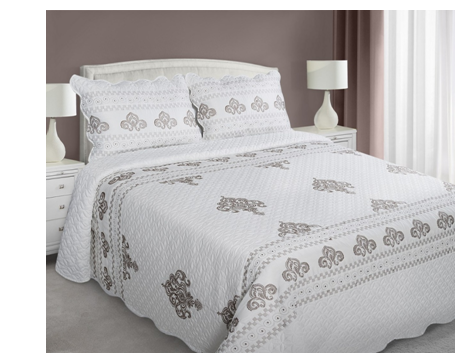 Cuverturp de pat potrivită pentru domitoare cu pereți vopsiți pe culori diverse.