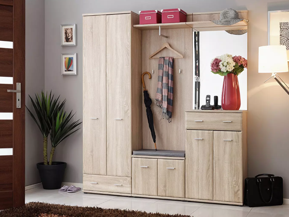 Amenajați un vestibul modern și eficient? Alegeți un set de mobilier pentru hol.