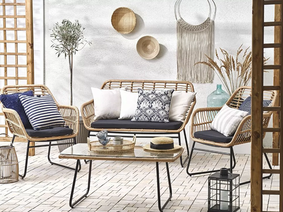 Mobilier pentru Grădina de iarnă din ratan.