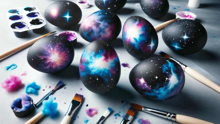 DECORAȚIUNI DE PAȘTE PENTRU FIECARE CASĂ? Ouă de Paște galactice