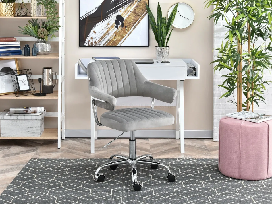 Scaun Merylyn (gri + crom)