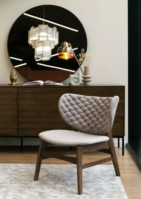 Scaun sufragerie Turmaline (bej + maro)