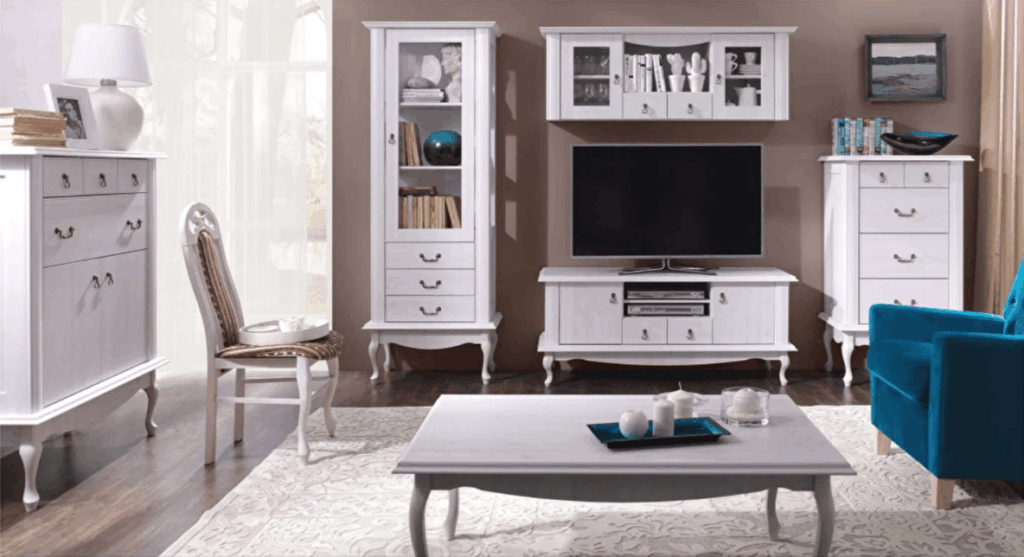 Istoria mobilierului - Comodă Valiara DA12 (Alb)