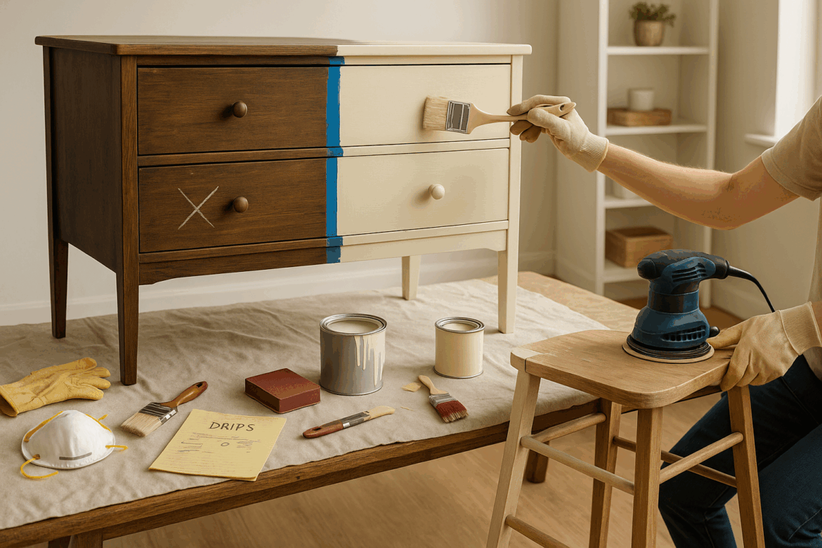 Renovarea mobilierului DIY: sfaturi, trucuri și cele mai frecvente greșeli