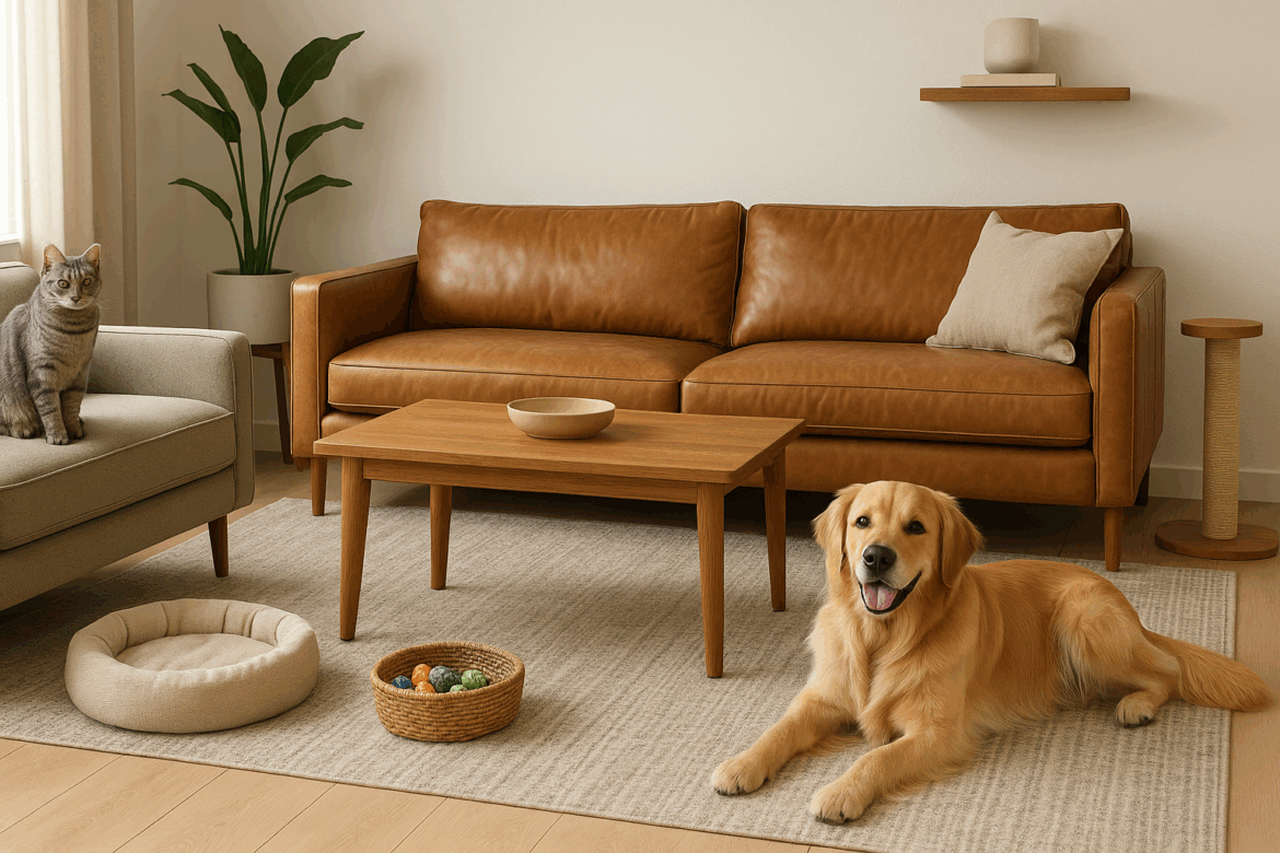 Mobilierului pentru gospodăriile cu animale de companie.