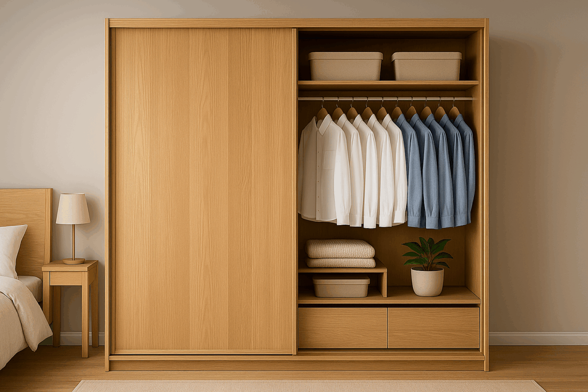 Dulap de haine - bine organizat