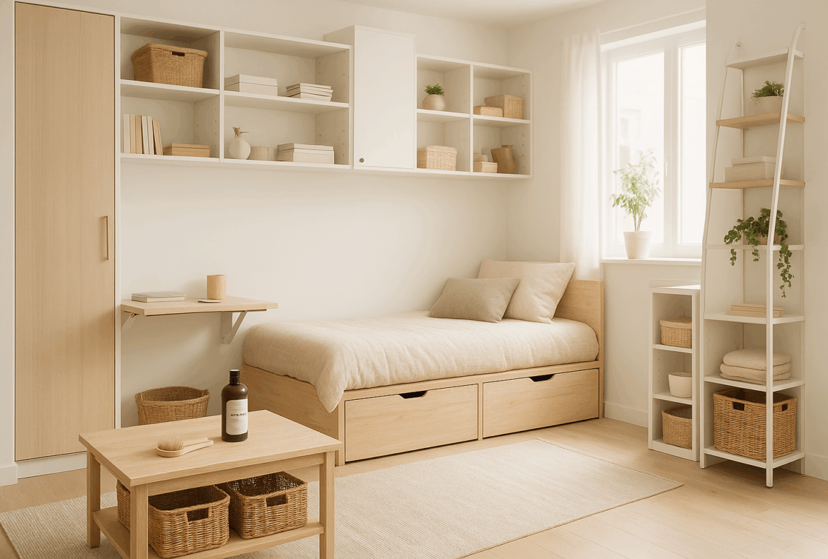 Depozitarea în spații mici