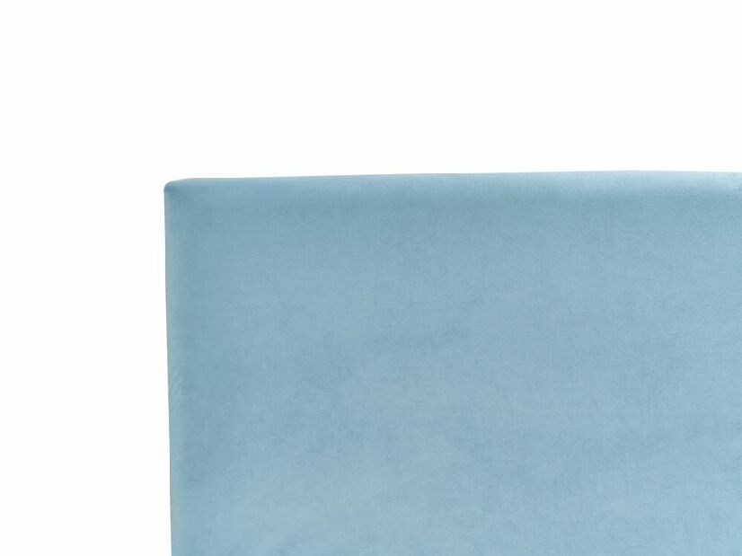 Pat de o persoană 200 x 90 cm Ferdinand (albastru) (cu somieră)