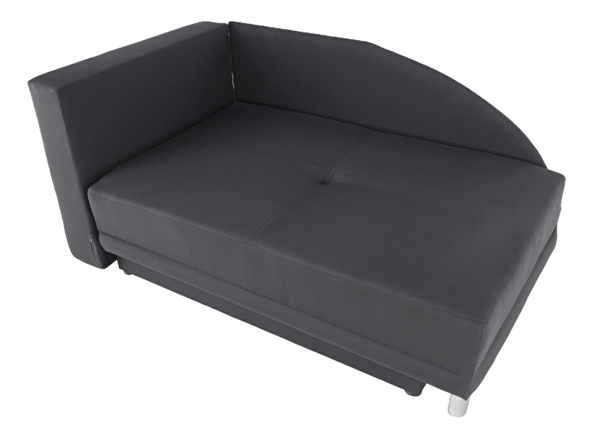 Canapea extensibilă Laren (S) (gri negru + cusătură albă) *vânzare stoc
