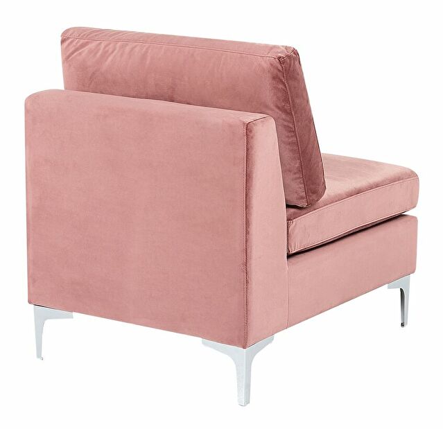 Canapea trei locuri cu taburete Eldridge (roz)