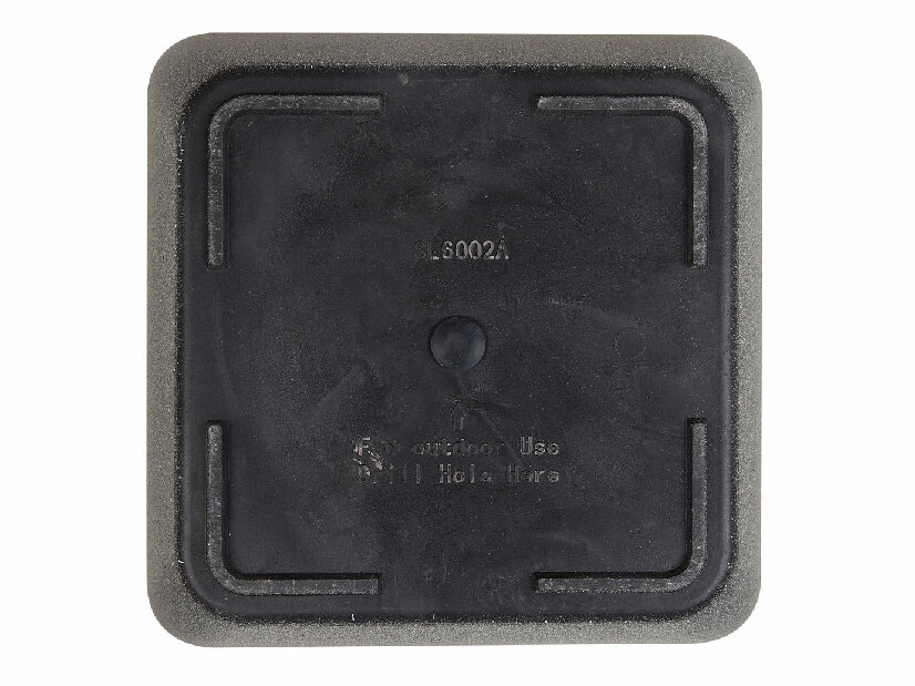 Ghiveci ZONS 49x49x49 cm (sticlă laminat) (gri)