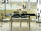 Masă de sufragerie extensibilă 110-170 cm Gerardo (negru + cromat) (pentru 4 până la 6 persoane)