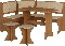 Set masă scaune pentru sufragerie Joesph arin (cu taburete) (pentru 5 persoane)