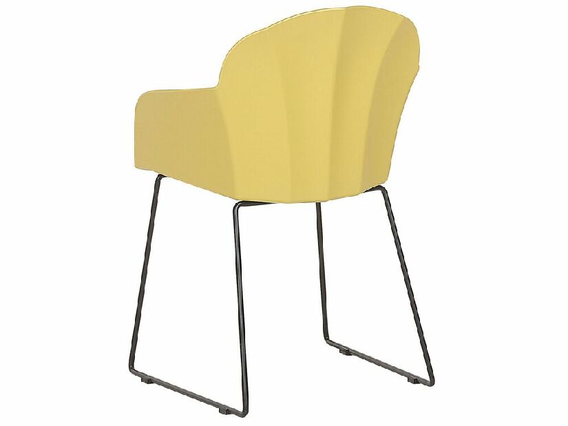 Set 2 buc. scaune de sufragerie SYVVA (galben)