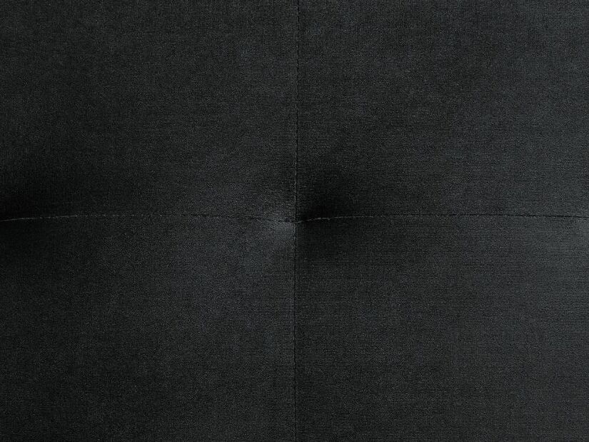 Colțar în formă de U cu taburete Aberde (catifea Negru)