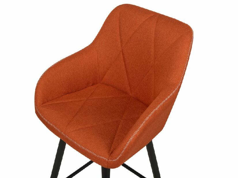 Set 2 buc scaun tip bar Donna (portocaliu)