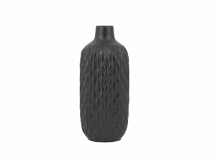 Vază ELON 31 cm (sticlă laminat) (negru)