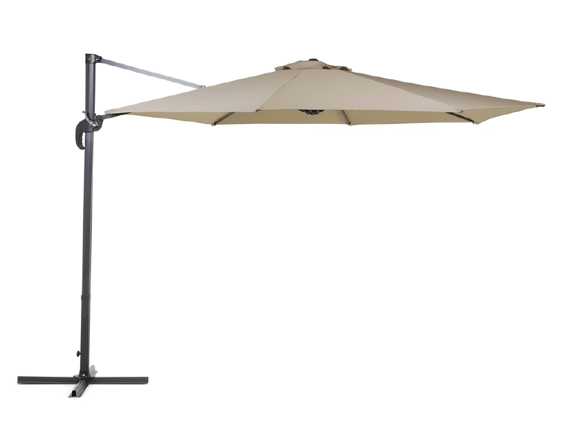 Umbrelă de grădină 300 cm SAVISSI (aluminiu) (bej)