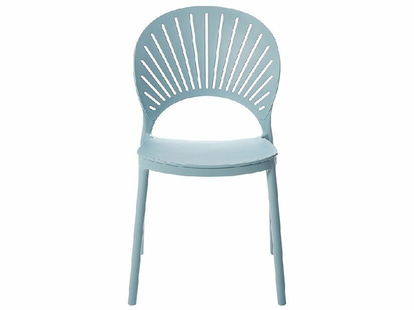 Set 4 buc scaune de sufragerie Ostza (albastru)