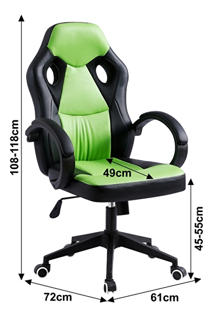 Scaun directorial Lenvil (verde)