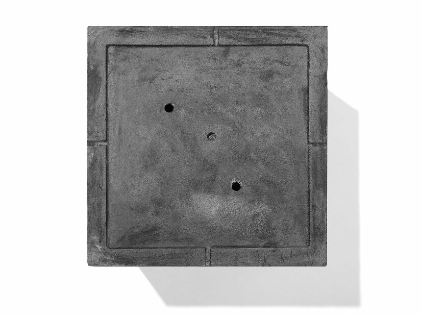 Ghiveci PAROLE 38x40x40 cm (ceramică) (negru)