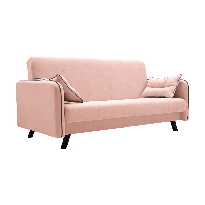 Canapea cu trei locuri Pamver (roz) *resigilat