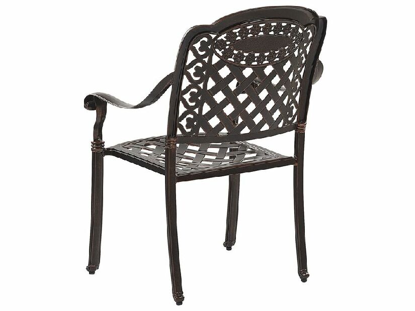 Set 4 buc. scaune de grădină MENEF (maro închis)
