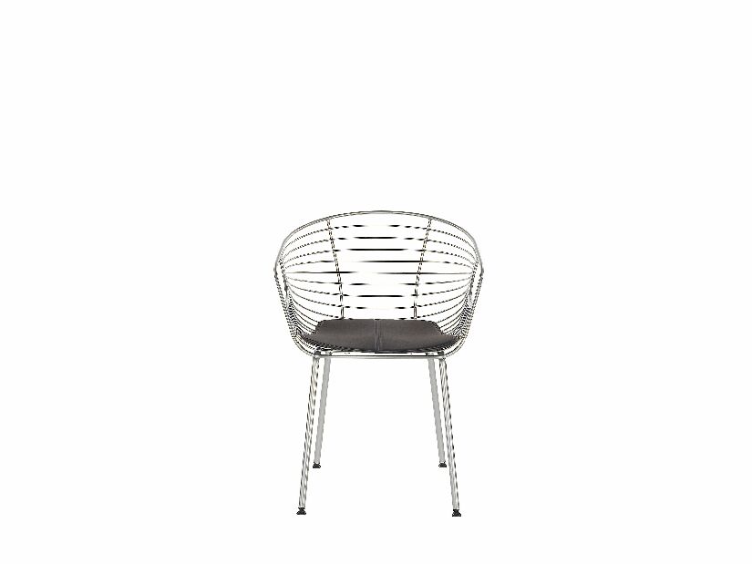 Set 2 buc. scaune de sufragerie HABIR (argintiu) *vânzare stoc
