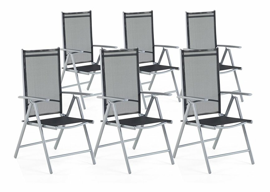 Set scaune 4 buc. Campania (negru)