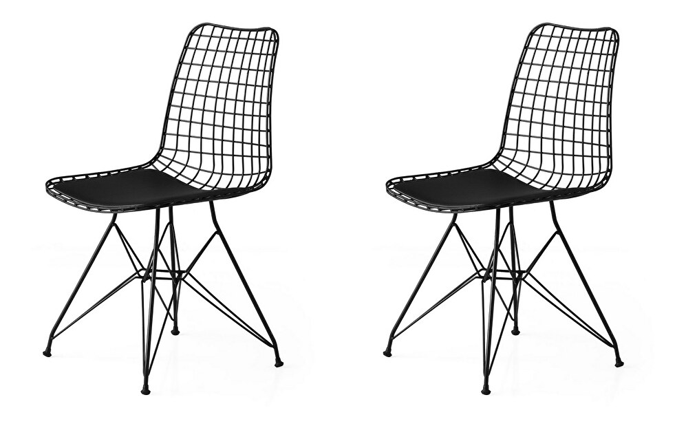Set 2 scaune Trnava (Negru)