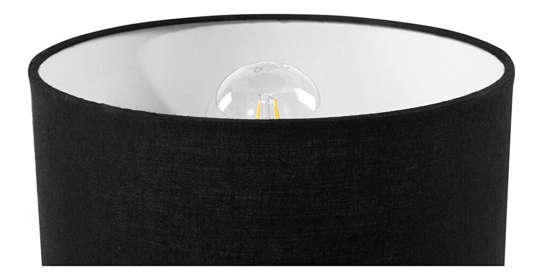 Lampă de masă TARON (PC stofă) (negru)