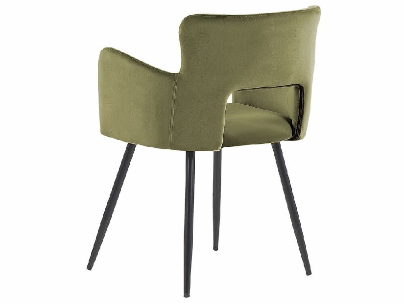 Set 2 buc scaune sufragerie Shelba (verde măslin) 