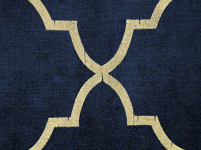 Covor 80x150 cm YOLK (stofă) (albastru)