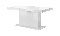 Masă de sufragerie Tashia Typ 81 (pentru 6 până la 8 persoane) (alb + alb ultralucios)