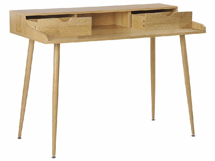 Masă pentru scris LEENOR (120 x 60 cm) (MDF) (lemn deschis)