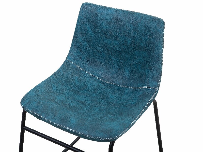 Set 2 buc. scaune pentru sufragerie Basta (albastru)