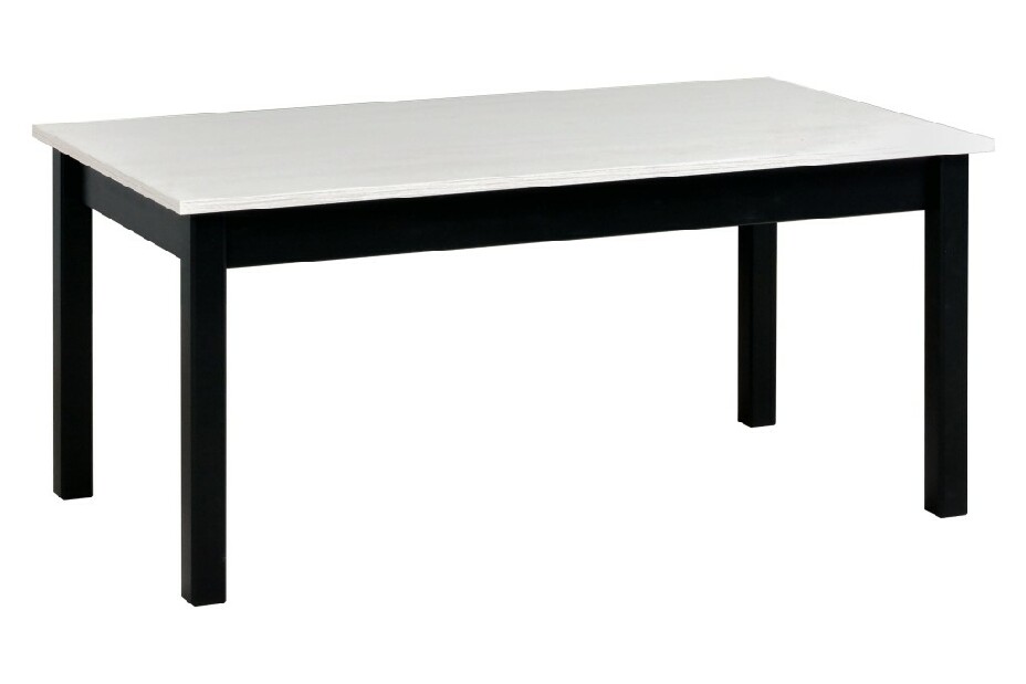 Masă de sufragerie Laveta 1 (alb + negru) (pentru 4 persoane)