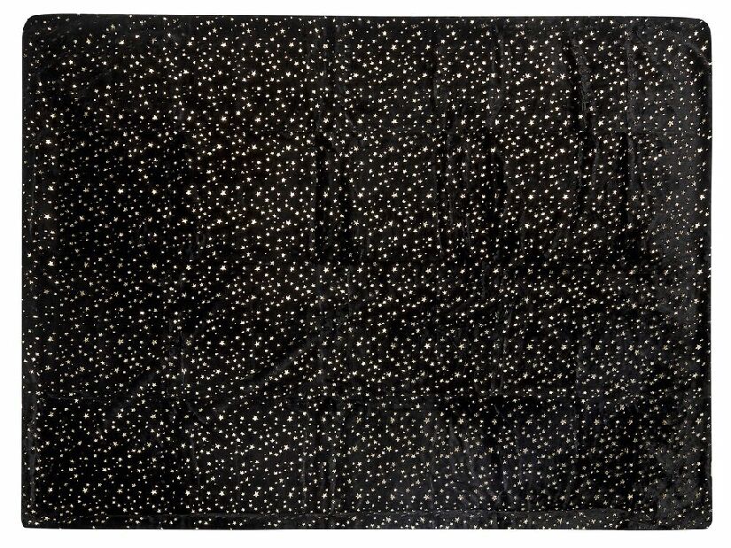 Pătură 130 x 180 cm Alaza (negru)