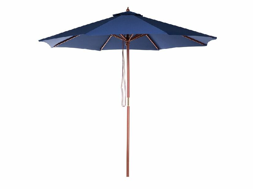 Umbrelă de grădină 270 cm TRATORIA II (lemn) (albastru marin)