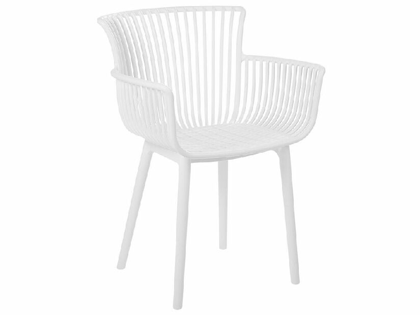 Set 4 buc scaune de sufragerie Pexeso (alb)