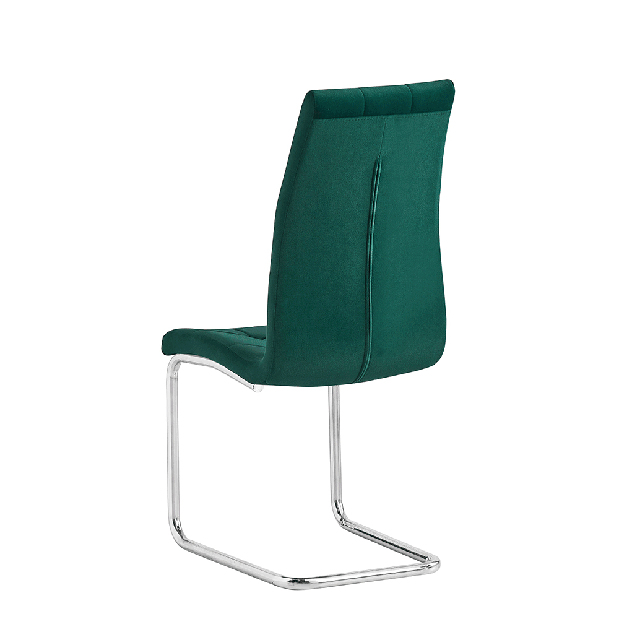 Set 2 buc. scaune sufragerie Farando la NEW (smaragd + crom) *resigilat
